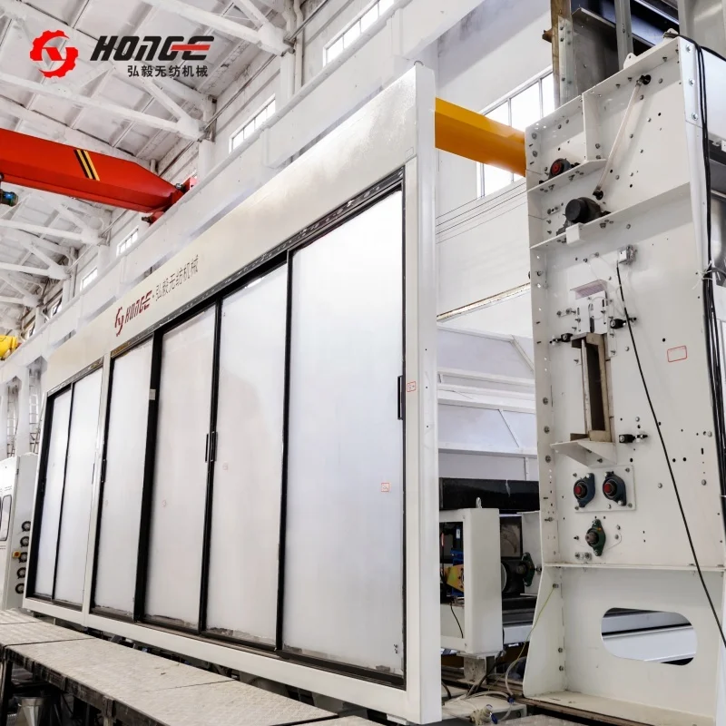 HongYi High Cost Performance Automatic Textile Sliver Making Machine Cotton Carding Machine for Non Woven Fabric Production Line