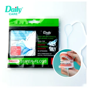 Daily Care for Sale Super Expanding Floss with Threader Super Flexible Bubble Floss for Deep Clean