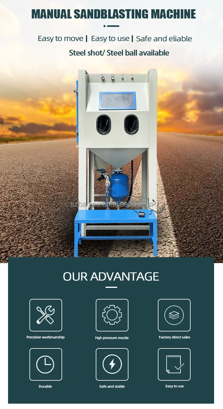 High Quality Sandblasters Steel Shot Sand Blasting Machine Dry Sand Blasting Machine Buy High