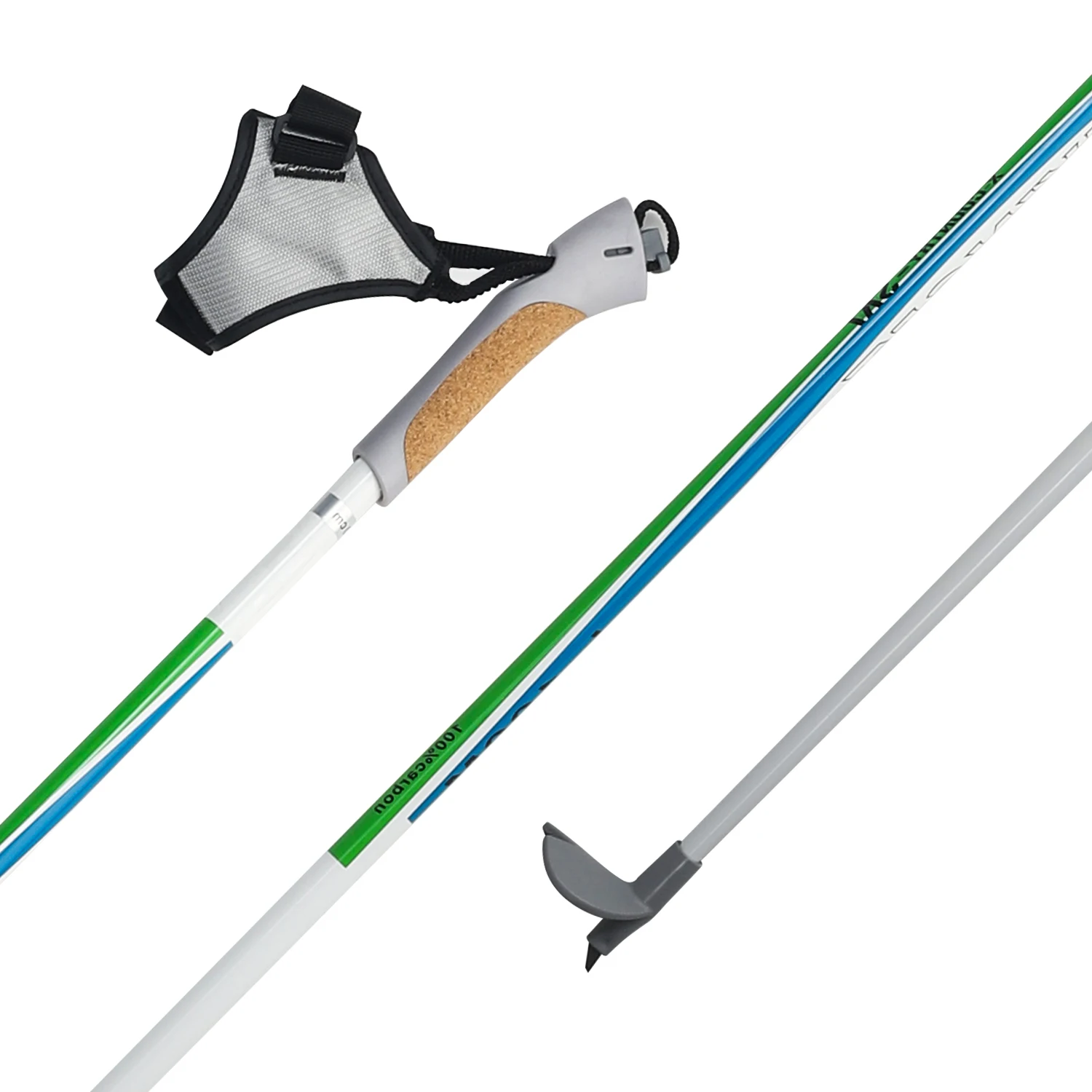 55g/m UHM Racing Ski Poles 100% Carbon customized logo 16/9mm-666062