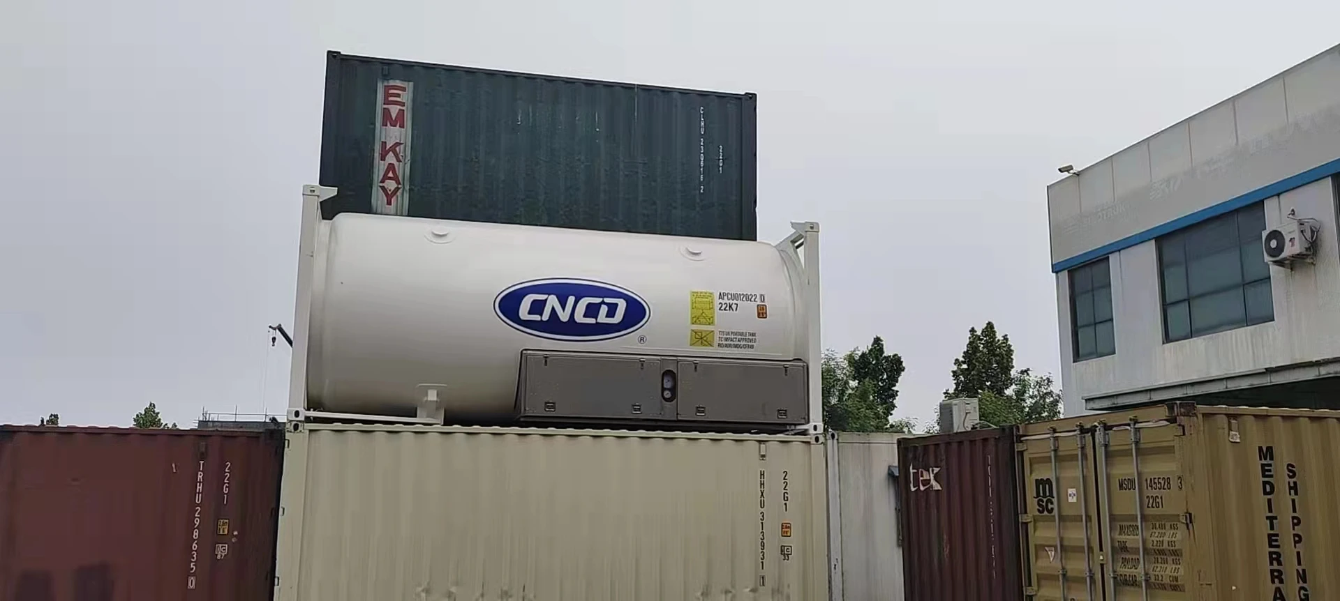 New Liquid CO2 Iso Tank Containers Price 20feet Used Iso Tank Container
