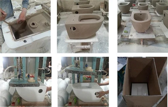 Cheap Price White Color Ceramic Black to Wall Hung Toilet European