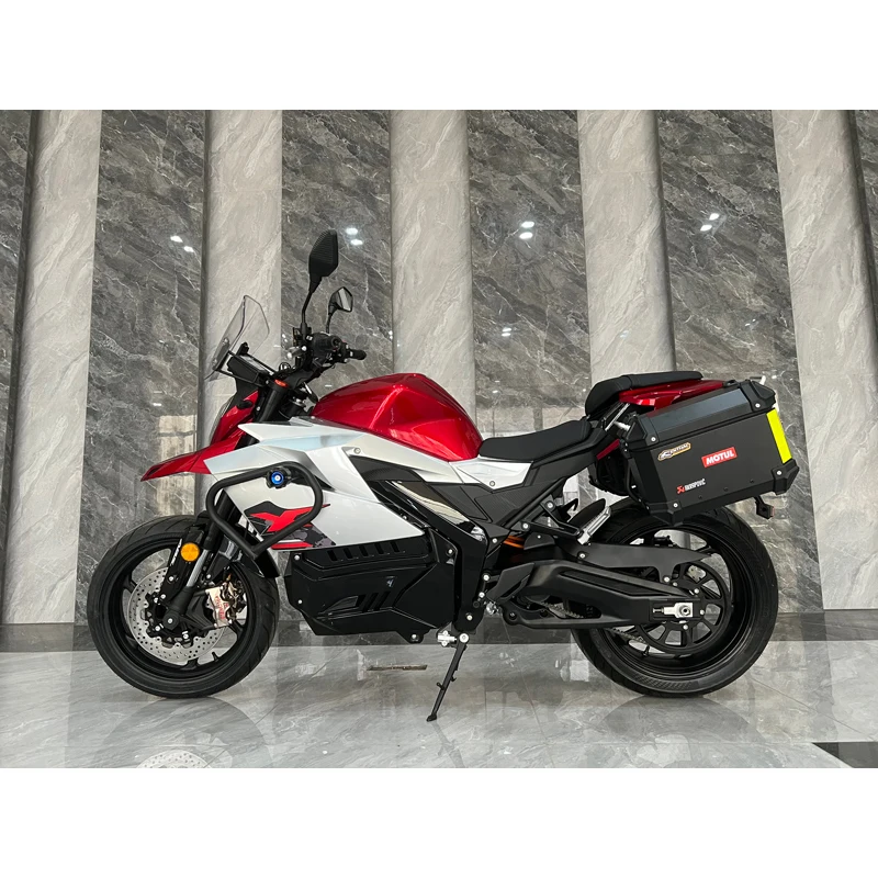 High Speed Power Smart Retro Customized Color Sidecar Electric Motorcycle for Adults