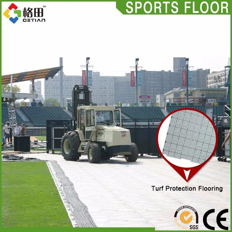 Getian Custom Event Portable Walkway Mats Modern Design Anti-Slip PP & PVC Flooring for Events Wholesale