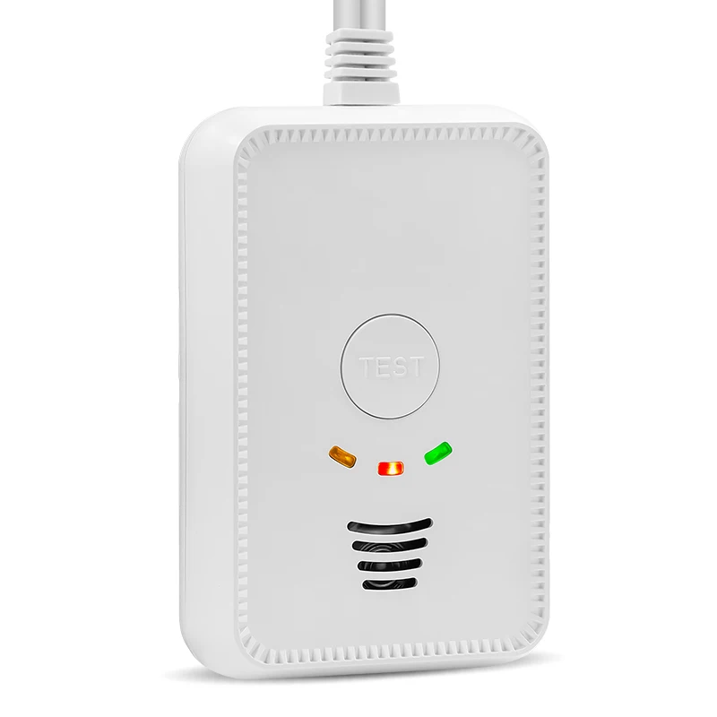 New Alarm Toma Corriente Pared Combustible Gas Leak Detector With