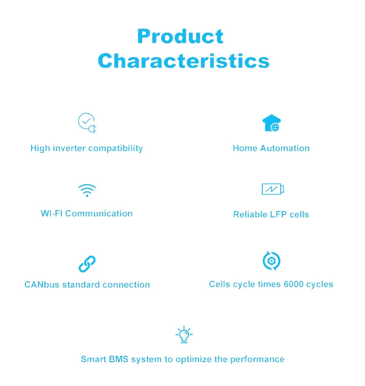 3Kwh 5Kwh 25.6V 48V 51.2V Hybrid Solar Power Inverter Lifepo4 Battery Class A All In One 1