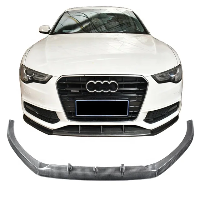 For 20122016 Audi A5 Front Bumper S5 Carbon Fiber Diffuser Spoiler Front Lip Buy For Audi A5