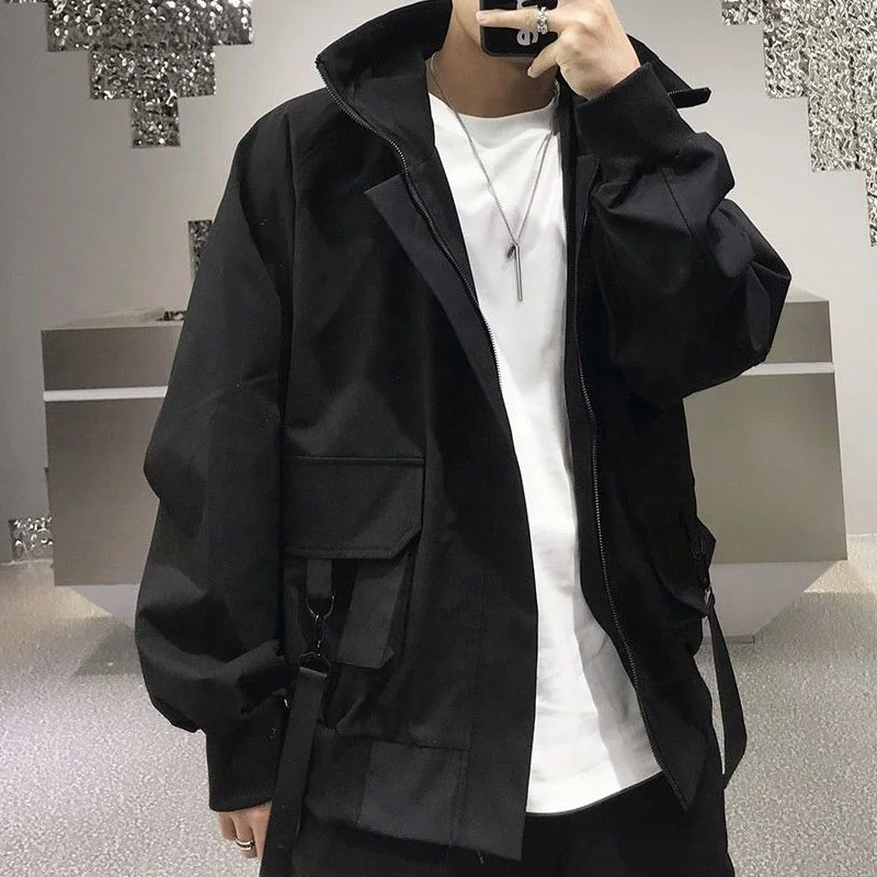 2024 Hip Hop Harajuku Men's Jacket - Oversized Safari Style