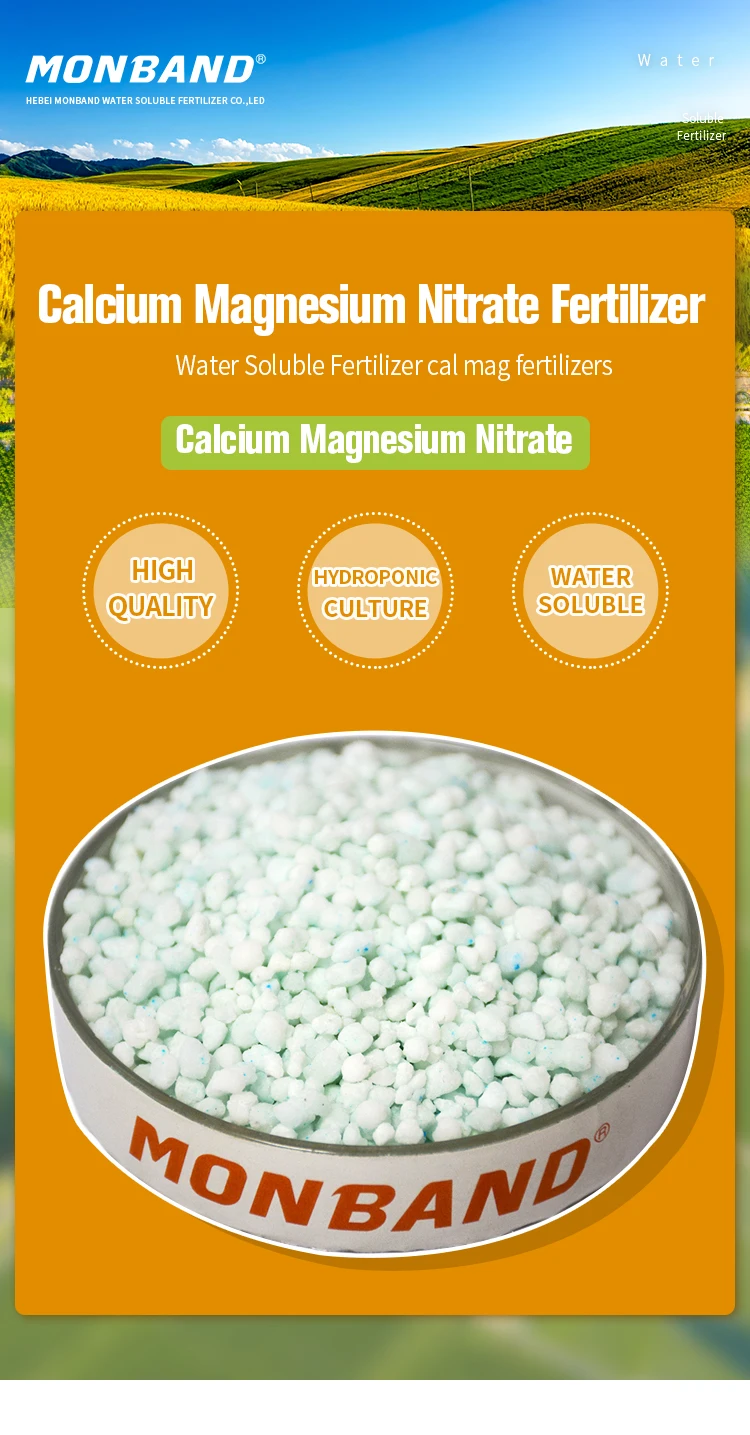 Calcium Magnesium Nitrate Fertilizer Hydroponic Culture Water Soluble