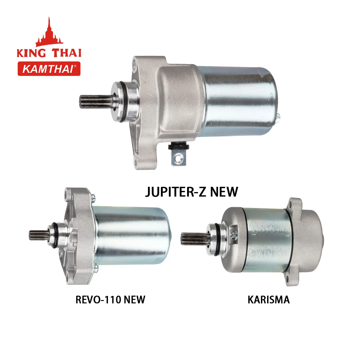 KAMTHAI Motorcycle Accessories JUPITER-Z CRYPTON VEGA-R Motorcycle Motor 24V Starter Motor Price Start Starter Motor for SIRIUS
