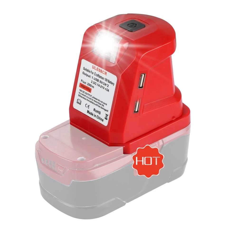 Lampe LED sans fil 4200lm compatible avec batterie au lithium Makita