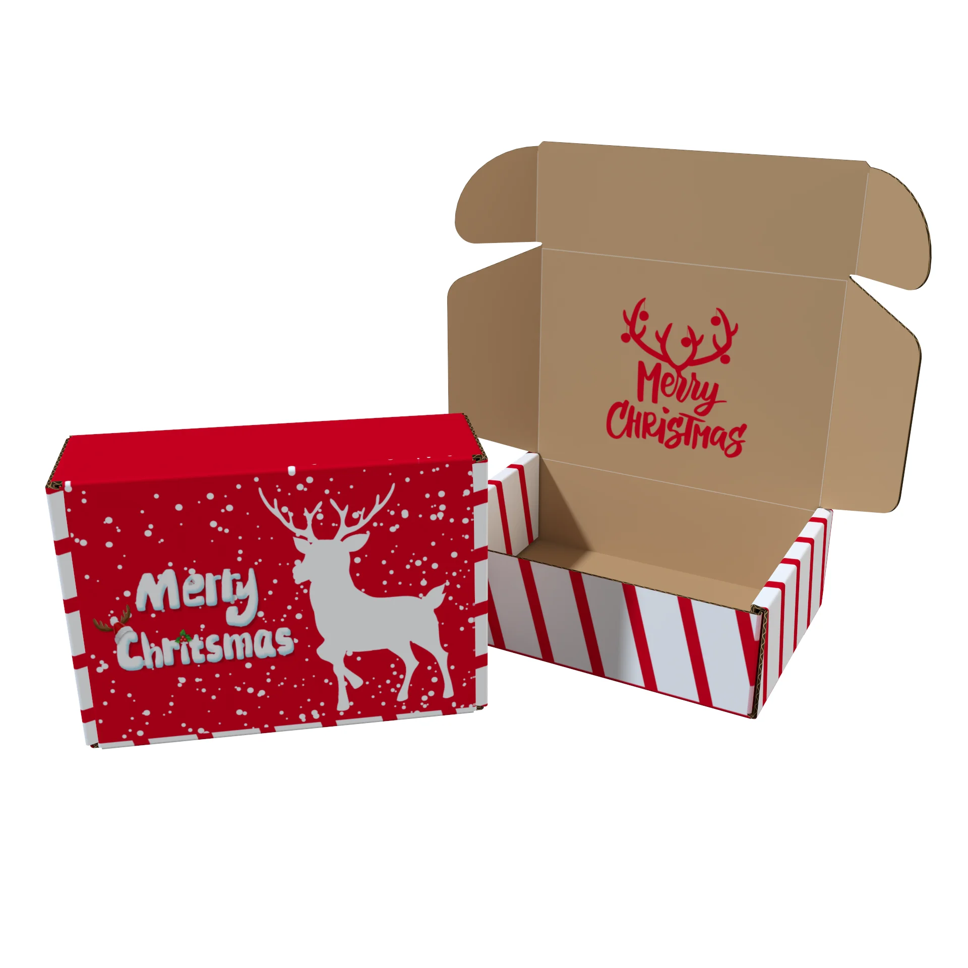 product wholesale calendar christmas tree gift packaging box santa claus clothing gift box christmas sweater sock packaging mail box-2