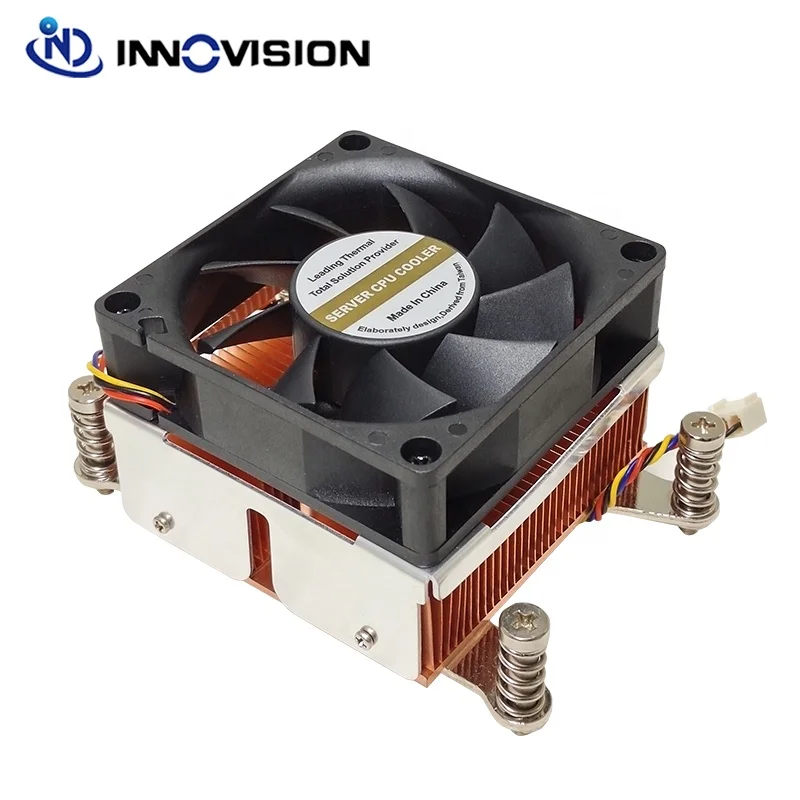 Active LGA2011 Narrow 2U Server CPU Cooler for Intel Xeon Heatsink CPU Cooler Fan