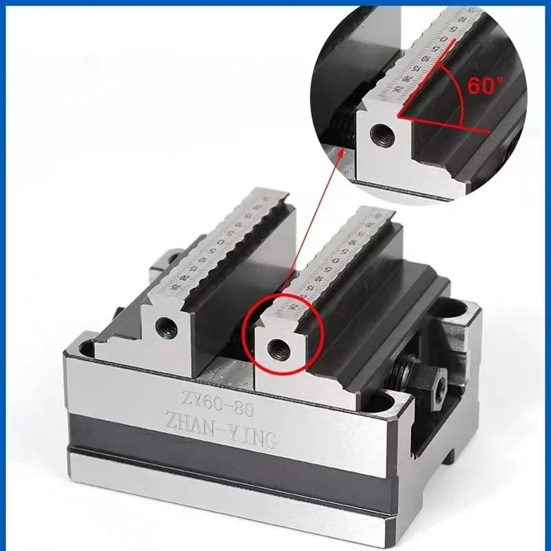 TEBAK High Precision 3R Positioning Self-centering Vise CNC EDM Wire Electrode Fixture Tool 6-60mm/0-42mm