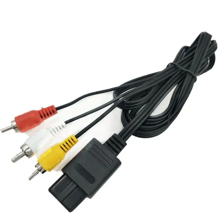 6 футов/1,8 м Аудио Видео AV кабель к RCA для Nintendo для GameCube/NGC/Nintendo 64/N64/SNES AV кабель