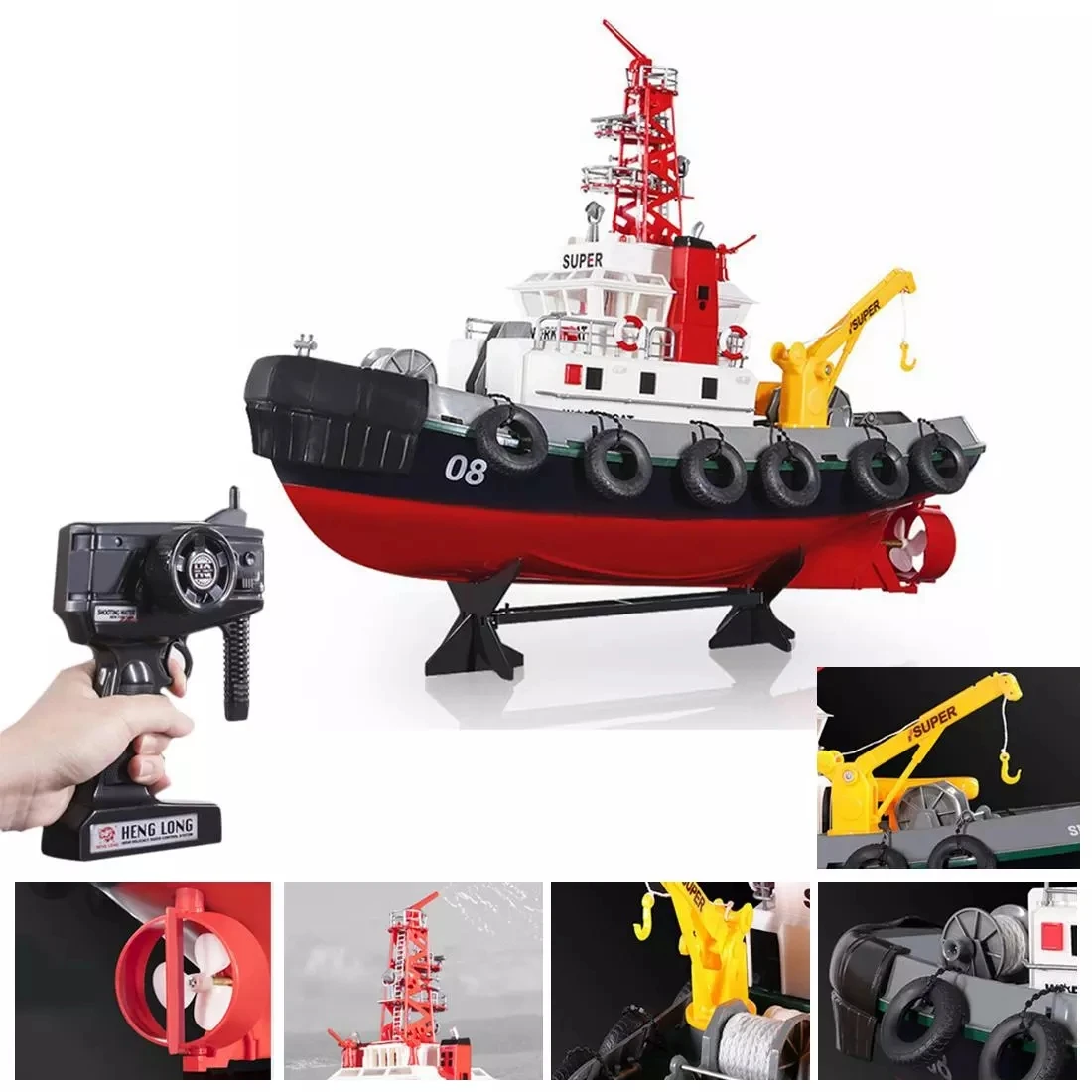 Henglong 3810 RC Rowing Fire Boat Fighting Rescue Radio Control Boat with  Water Cooling System RTR hot selling DIY toys for kids| Alibaba.com