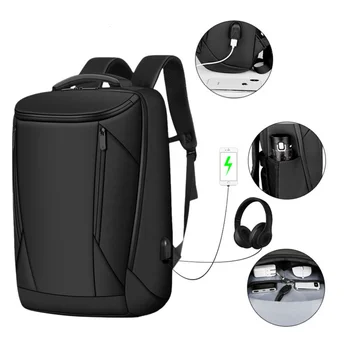 Fashion Durable Multifunctional Travel Backpack With Charger USB Mens Custom Laptop Business Computer Shoulder Backpack