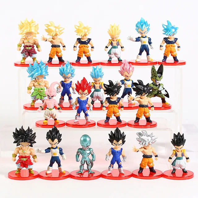 21 Unids/set Goku Gohan Gogeta Vegeta Mini Figura - Buy Figura De  Acción,Figura De Acción Goku Negra,Figura De Acción Goku Negra Super Saiyan  Product on 