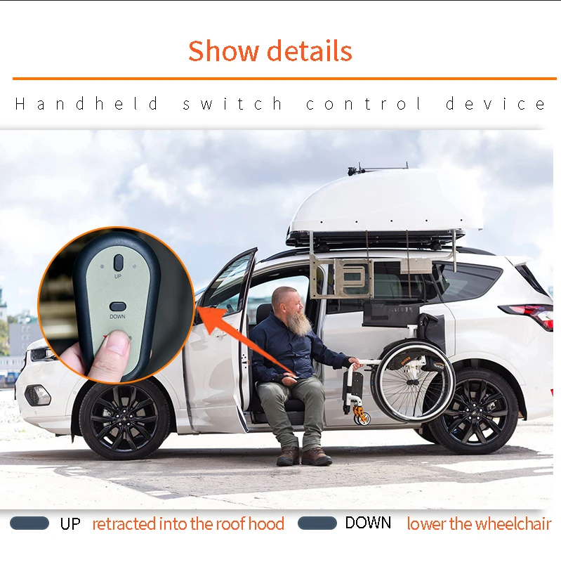 Roof Box Car Wheelchair Canopy Wheelchair Frame For Lightweight Folding