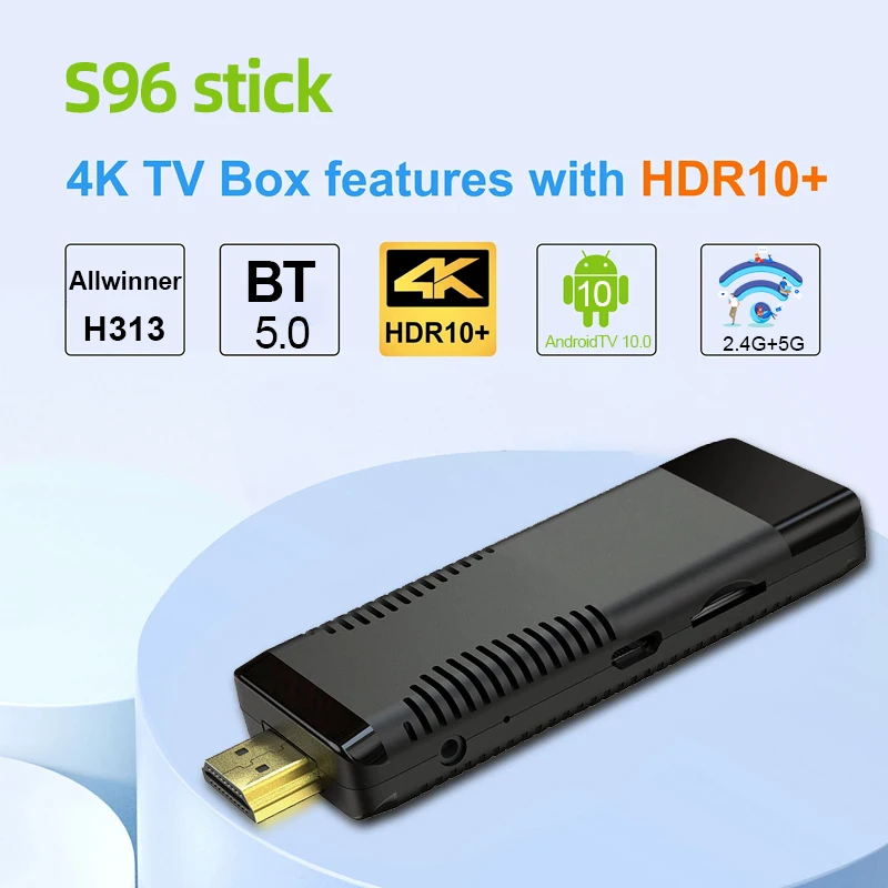 Mecool Km2 Plus Deluxe S96 Stick 4k Tv Stick Mini Android 10.0 2gb 16gb ...
