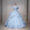 Azzurro [incluso supporto per gonna ad anello in acciaio 5 staccabile]