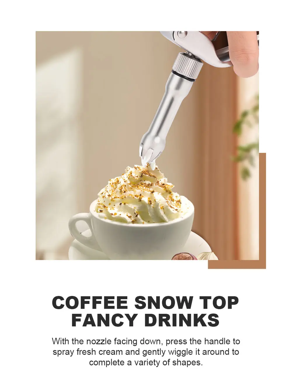 250ml Dessert Tool Whipped Cream Chargers Whipped Cream Dispenser