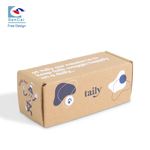 Factory Price Customized Logo Bottle Gift Packaging Kraft Paper Shipping Corrugated Box details