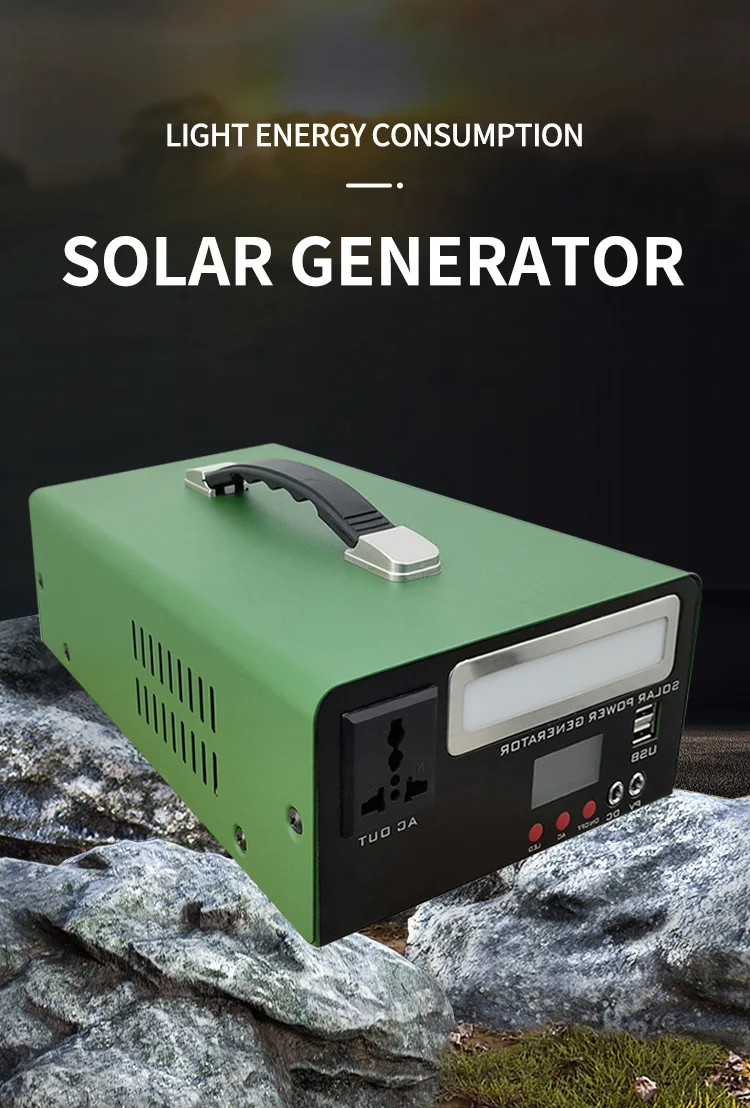 180wh Battery 150w Camping Portable Solar Power Supply Systems Ups