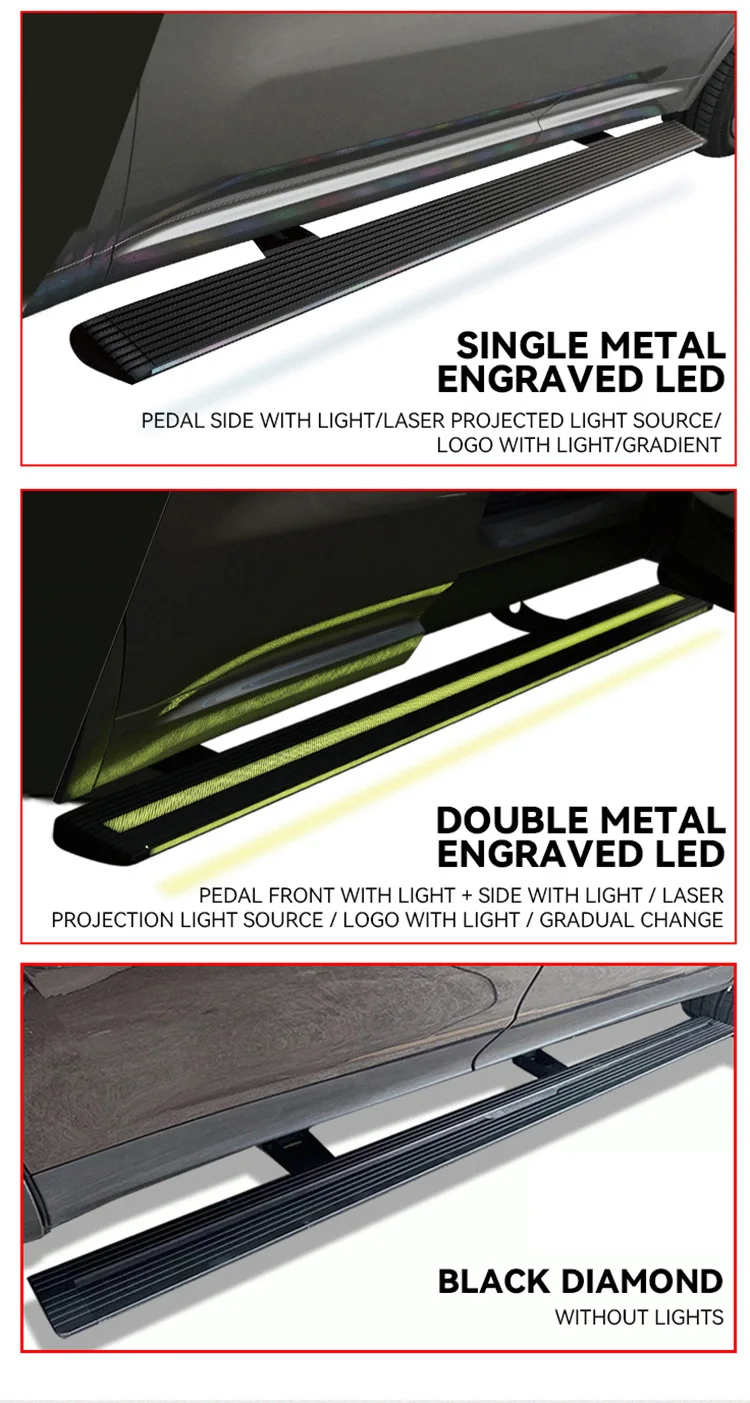 Retractable Running Boards Electric Side Step For Ford F150 Dodge Ram1500 2023 Silverado Running