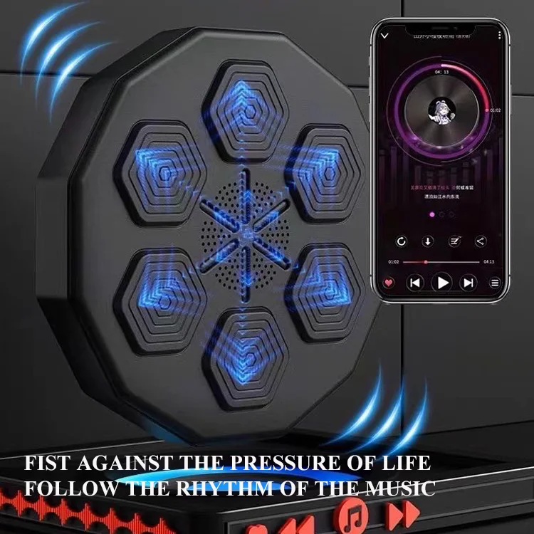 Gordon New Bluetooth Machine Wall Training Punch Kick Wall Mounted Punching Pad Music Boxing Smart Target