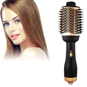 2020 New Arrival 1000w Blow Hair Straightener Curler Comb One Step Hair Dryer