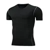 1003 Black and gray striped short-sleeved shirt