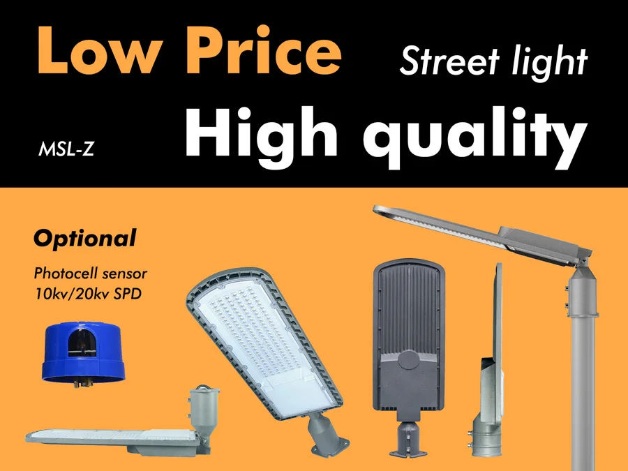 Hot Products Top 10 Parking 30w 50w 60w 80W 100w 120w 150w 180w 200wIP66 Outdoor Road Lamp Pole Led Street Light