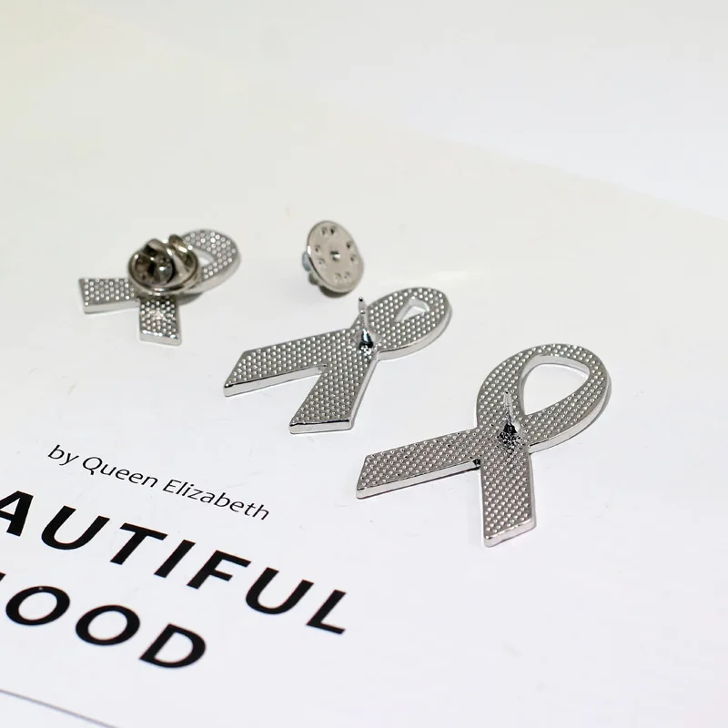 Rood lint Pins HIV AIDS Bewustzijn Broche Revers Pins Knoppen Emaille