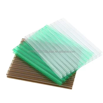 Wholesale of New Materials 16mm cheap hollow polycarbonate sheets for greenhouse