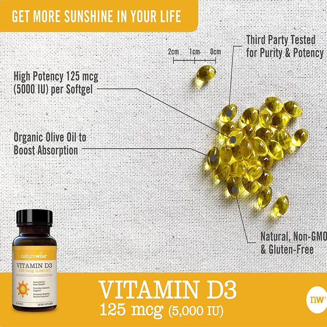 Bulk Vitamin Supplemen Vitamin D3 5000iu Olive Oil Vitamin D3 Softgel ...