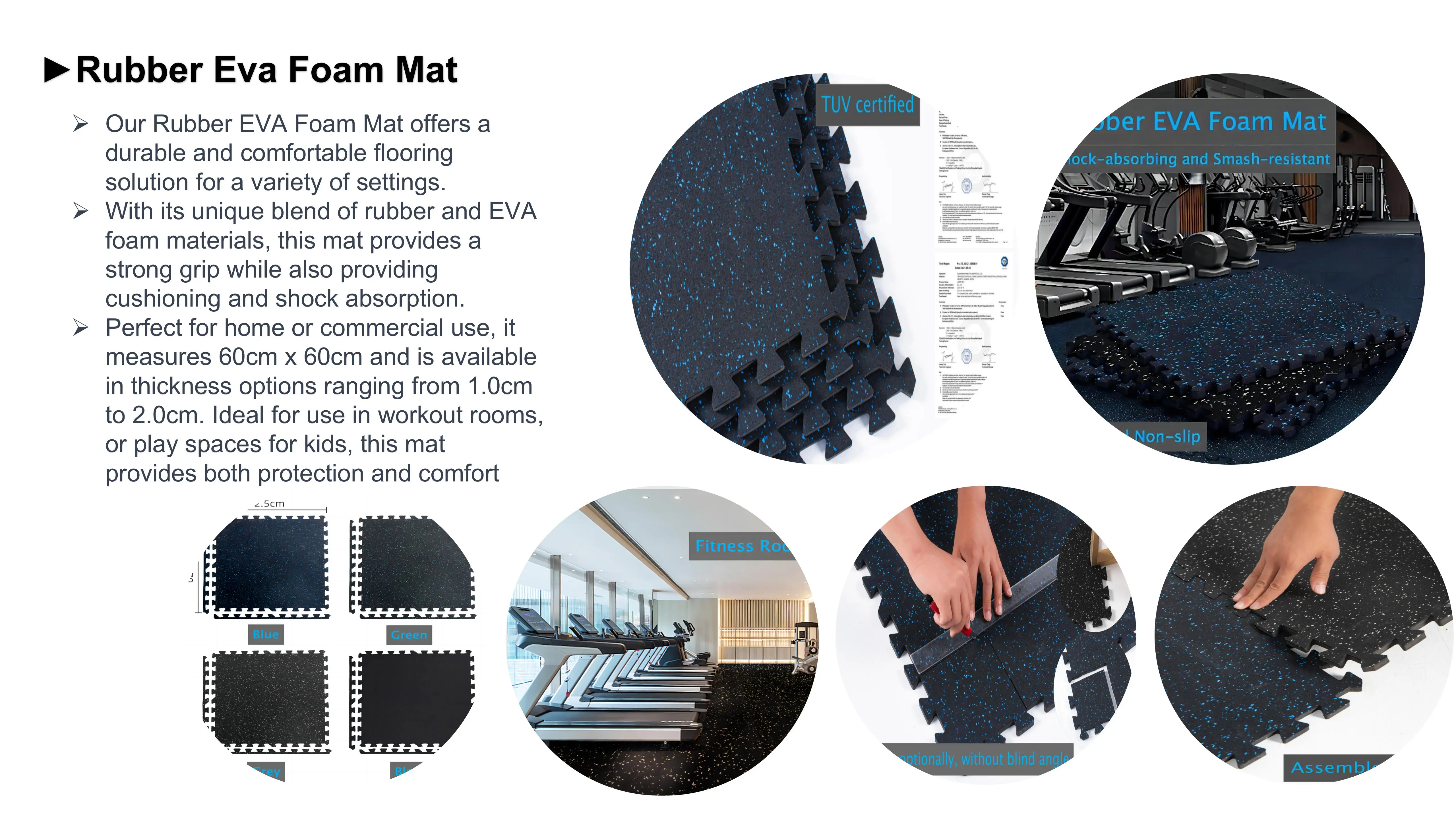 Foam Mat Floor Tiles,Interlocking Ultimate Comfort Eva Foam Padding By