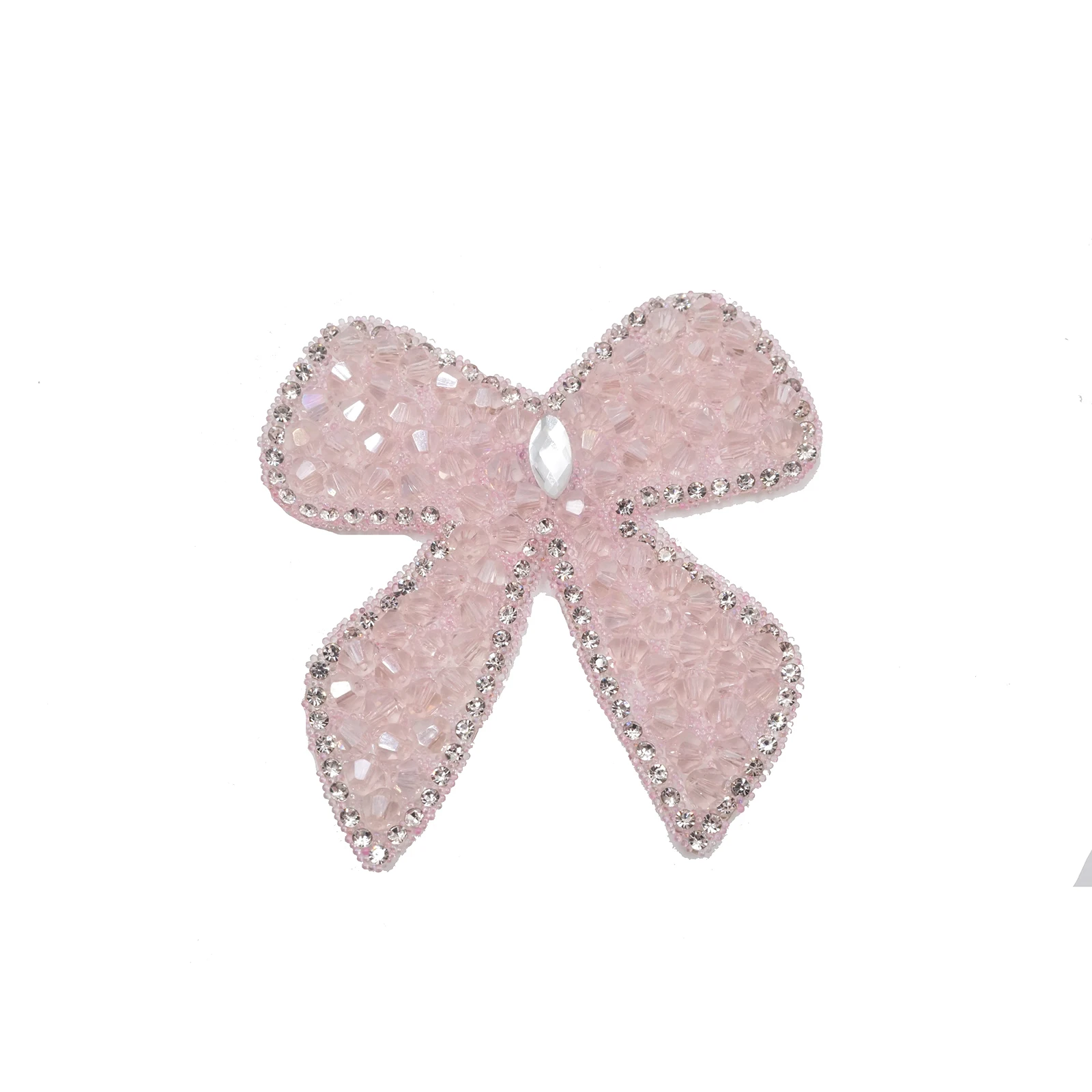 Free sample hotfix motif heat transfer rhinestone flower iron on patches for bling decorations