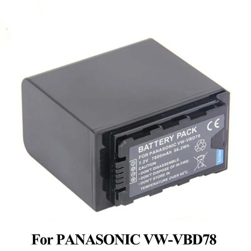 HSU VW-VBD58 AG-VBR59 batterie de caméscope numérique pour Pana sonic AJ-HPX260MC HPX265MC PX27 PX298 AG-FC100 batterie VW-VBD29 VBD78