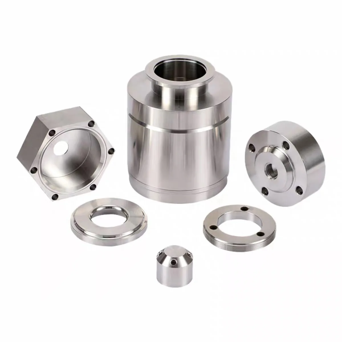 OEM Custom High Precision 5 Axis Aluminum CNC Turning Lathe Machining Prototype Parts