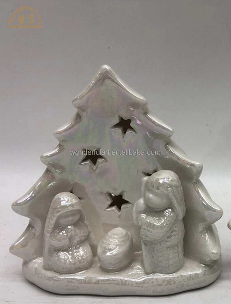 Dolomite Religious Manger Nativity Birth Scene Holiday Decoration for Christian Gifts