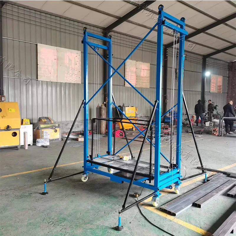 2-10m 300kg 500kg Mobile Electric Lifting Scaffold Tracked Boom Lift ...