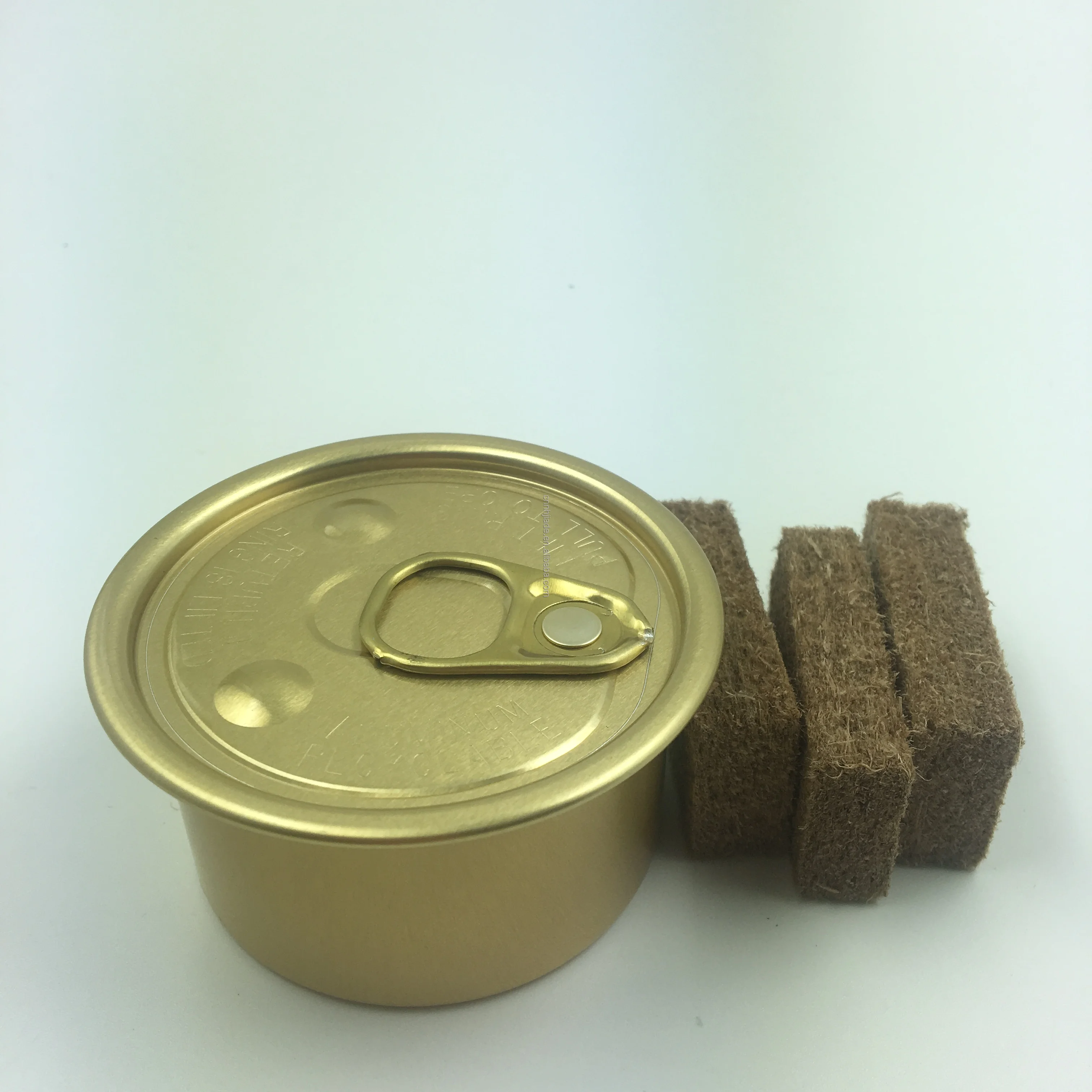 Custom Scents Organic Fiber Block Can Wooden Car Air Freshener Tin