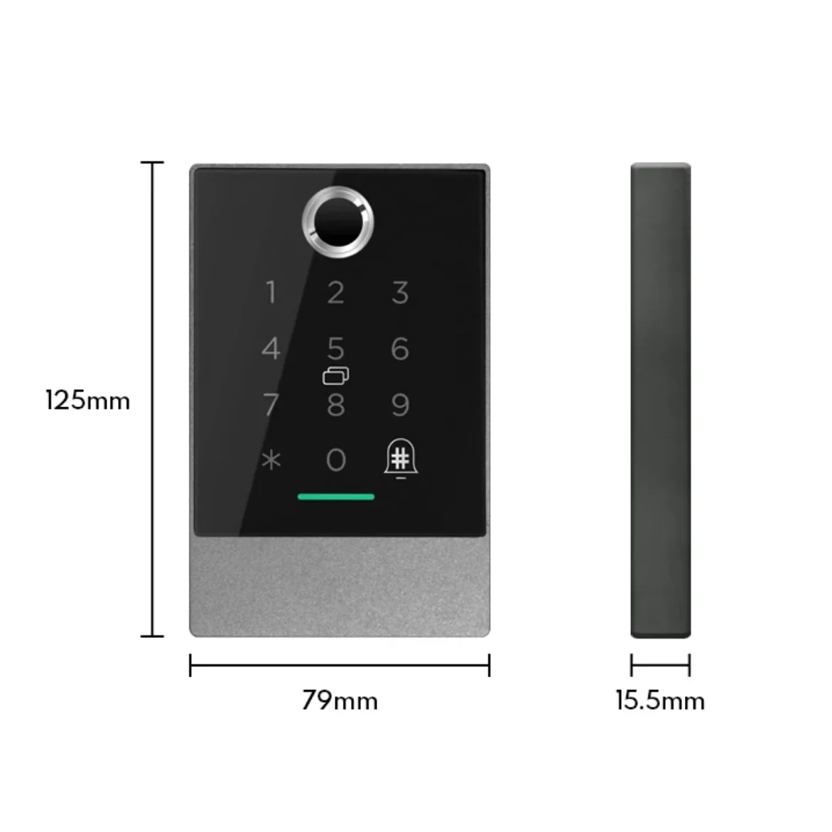 K2F TT Lock Access Control Biometric Fingerprint Reader Access Control With MF Card Reader Optional WIFI Access Control