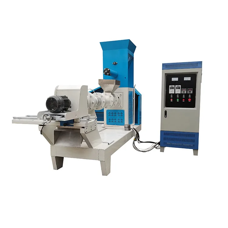 2mm Floating Fish Pellet Feed Extrusion Machine 500kg Per Hour