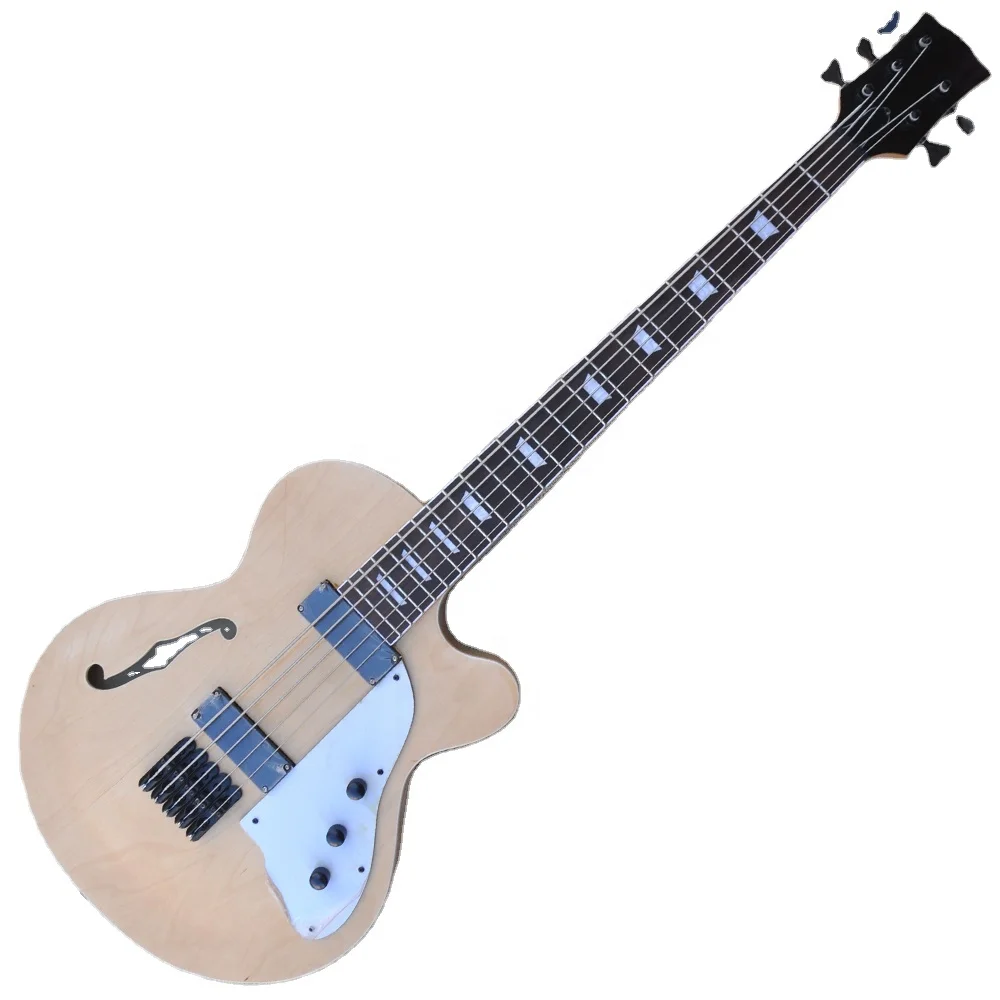 5 Strings Right-handed Electric Bass Guitar With Amp