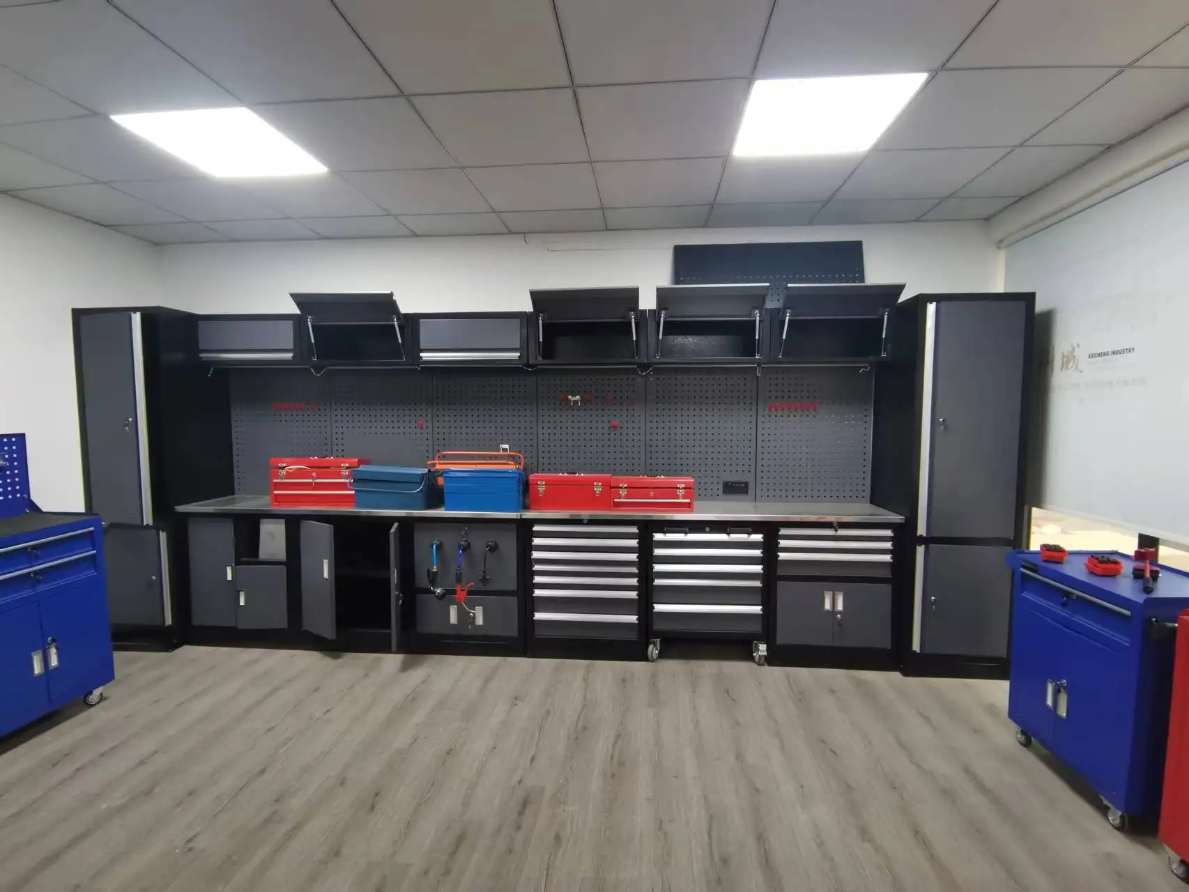 Metal Garage Combined Tool Workstation Mobile Tool Trolley