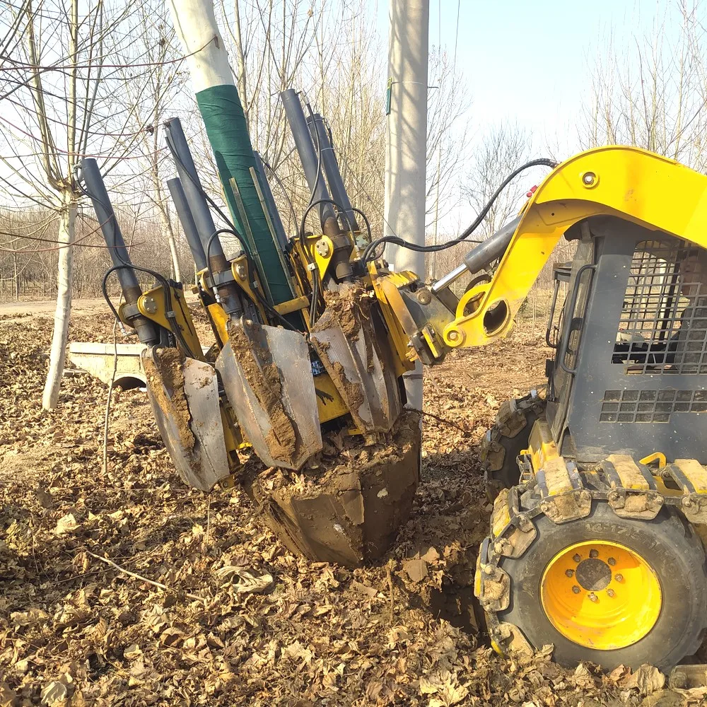 Excavator Attachment Trees Spade Transplanter Tree Transplanting ...