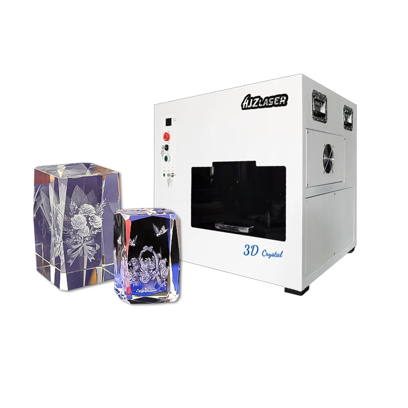 2D 3Dクリスタルキューブレーザー彫刻機 - 新品、1年保証、簡単操作