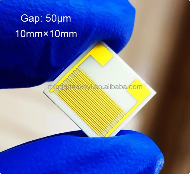 50um Ceramic IDE Capacitive Array Sensor Chip for Biogas & Humidity ...